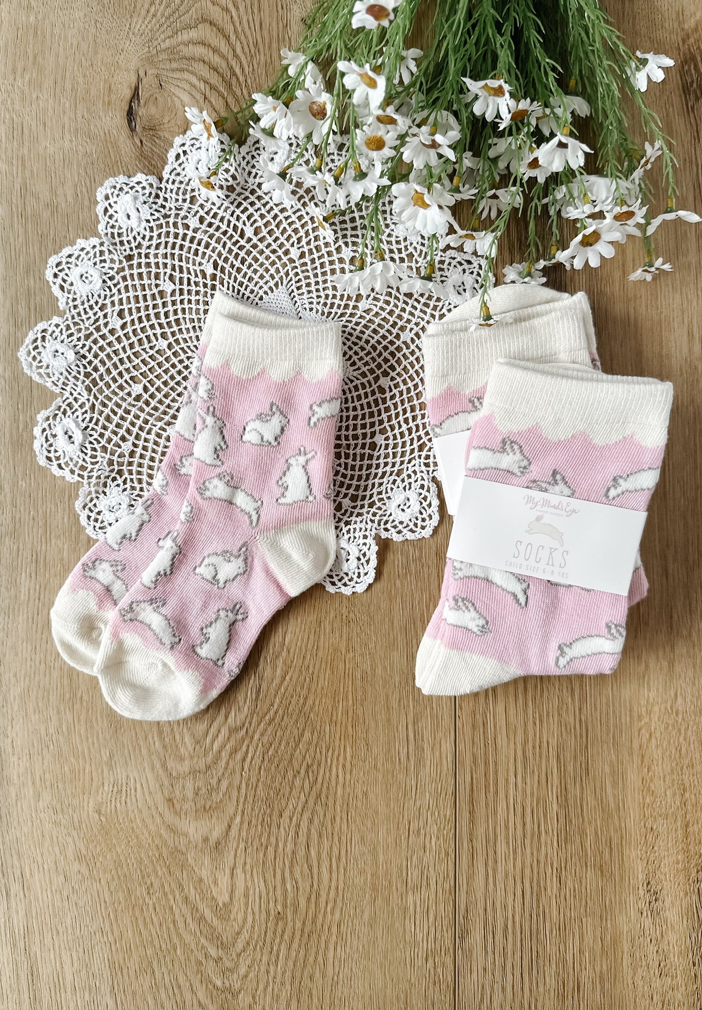 Sweet Bunnies Socks | Child & Adult