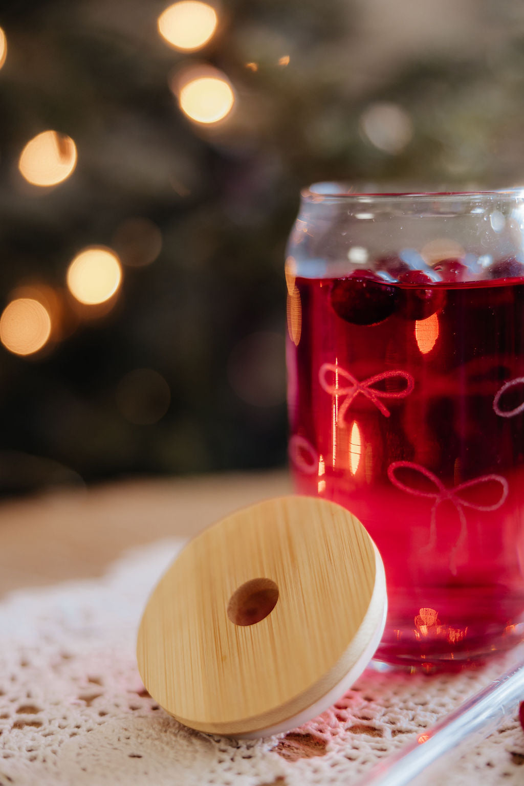 Bows Drinking Glass | 16 oz.