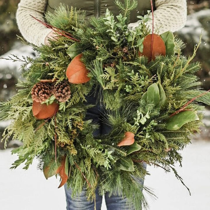 Classic Christmas Wreath | Handmade | Fresh