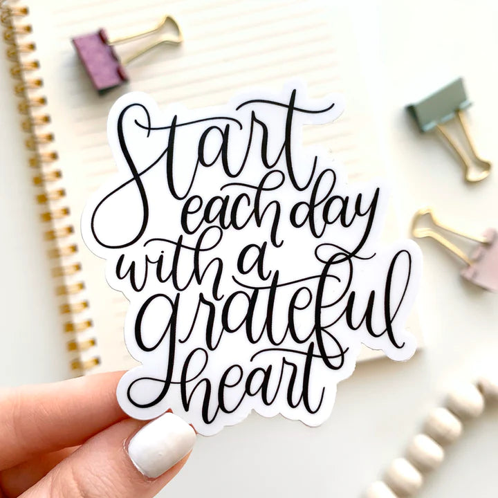 Grateful Heart Sticker
