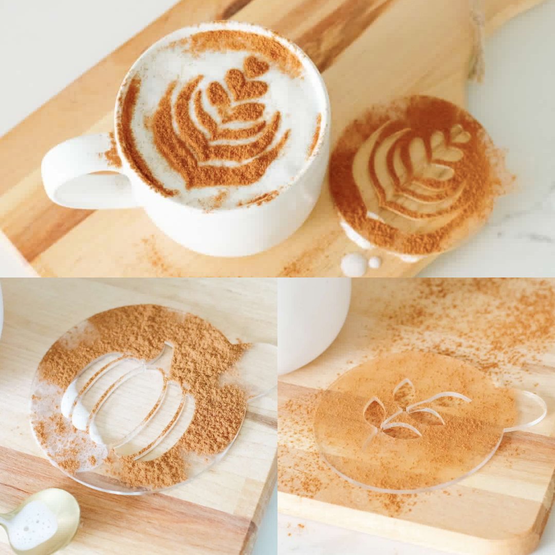 Latte Stencil | Set of 3