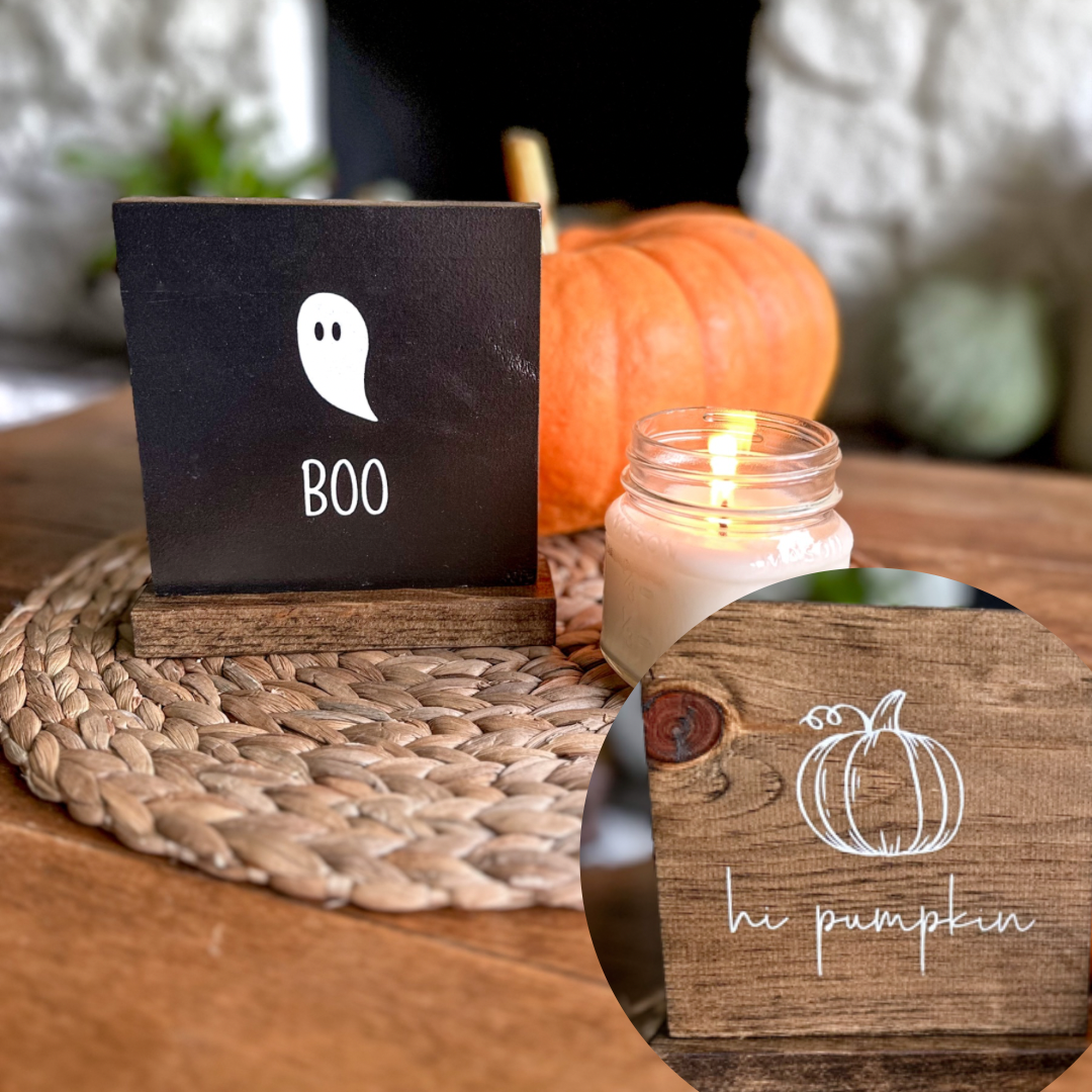 Fall Shelf Sitter Sign (Reversible)