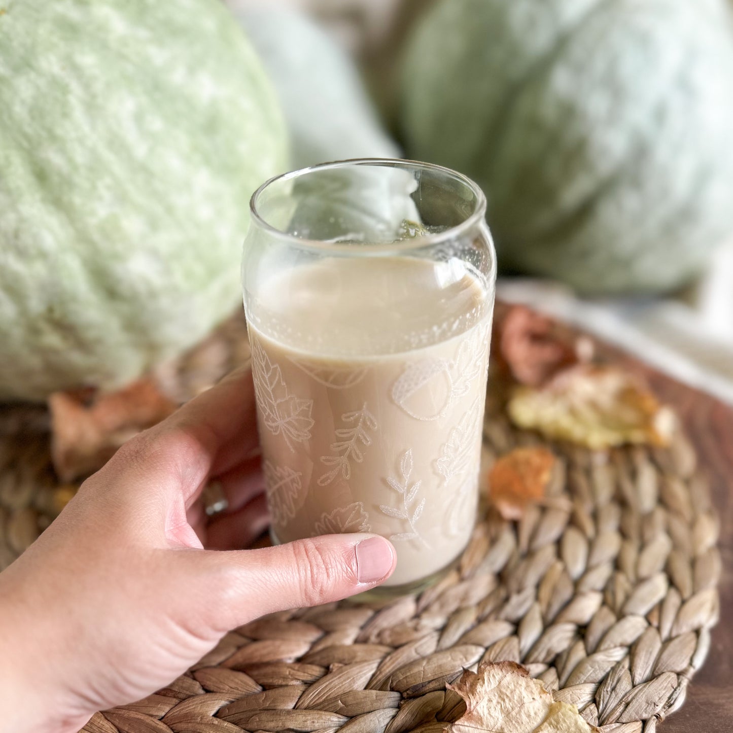 Autumn Drinking Glass