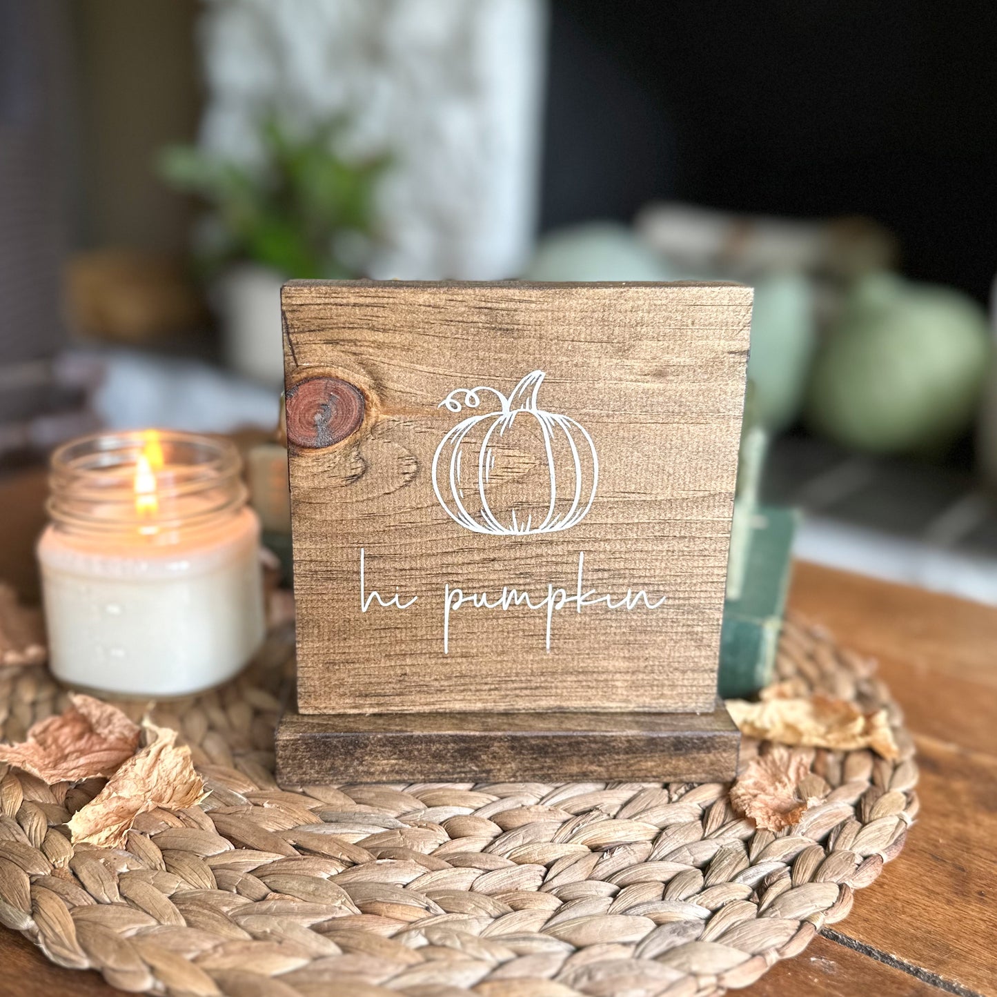Fall Shelf Sitter Sign (Reversible)