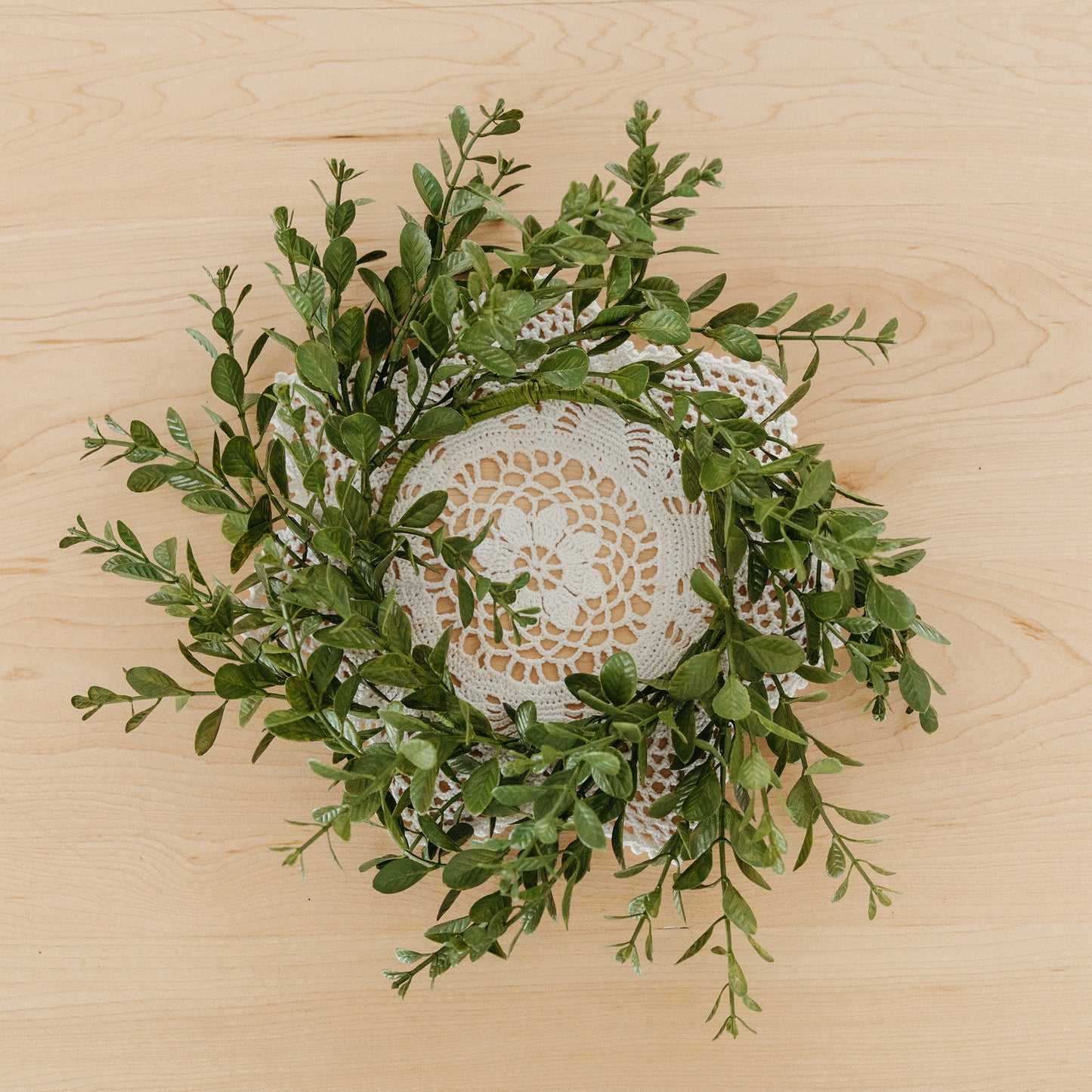 Boxwood Candle Ring