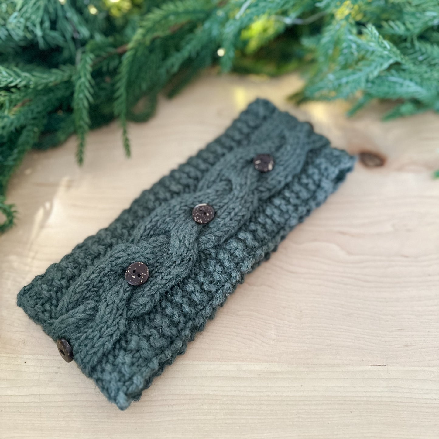 Green Cable Headband