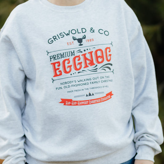 Griswold Eggnog Grey Crewneck