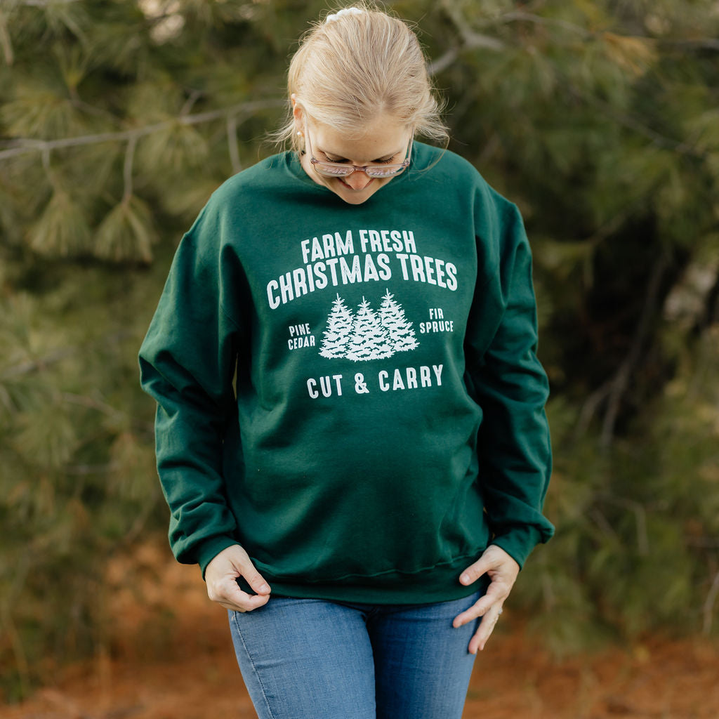 Cut & Carry Tree Farm | Forest Crewneck
