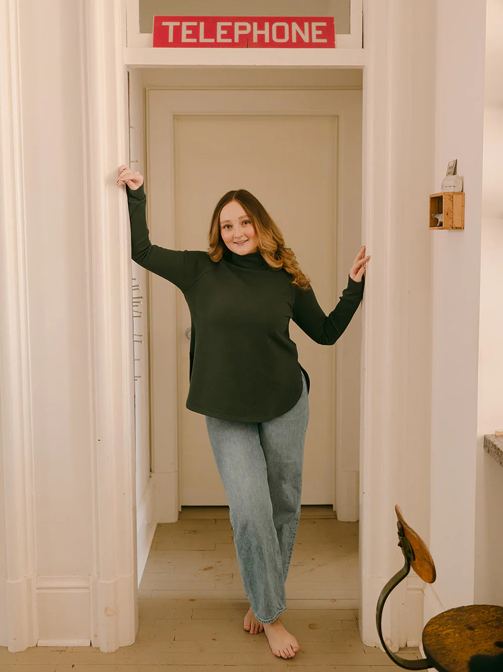 Blondie Apparel | Classic Dusk Sweater | Pine