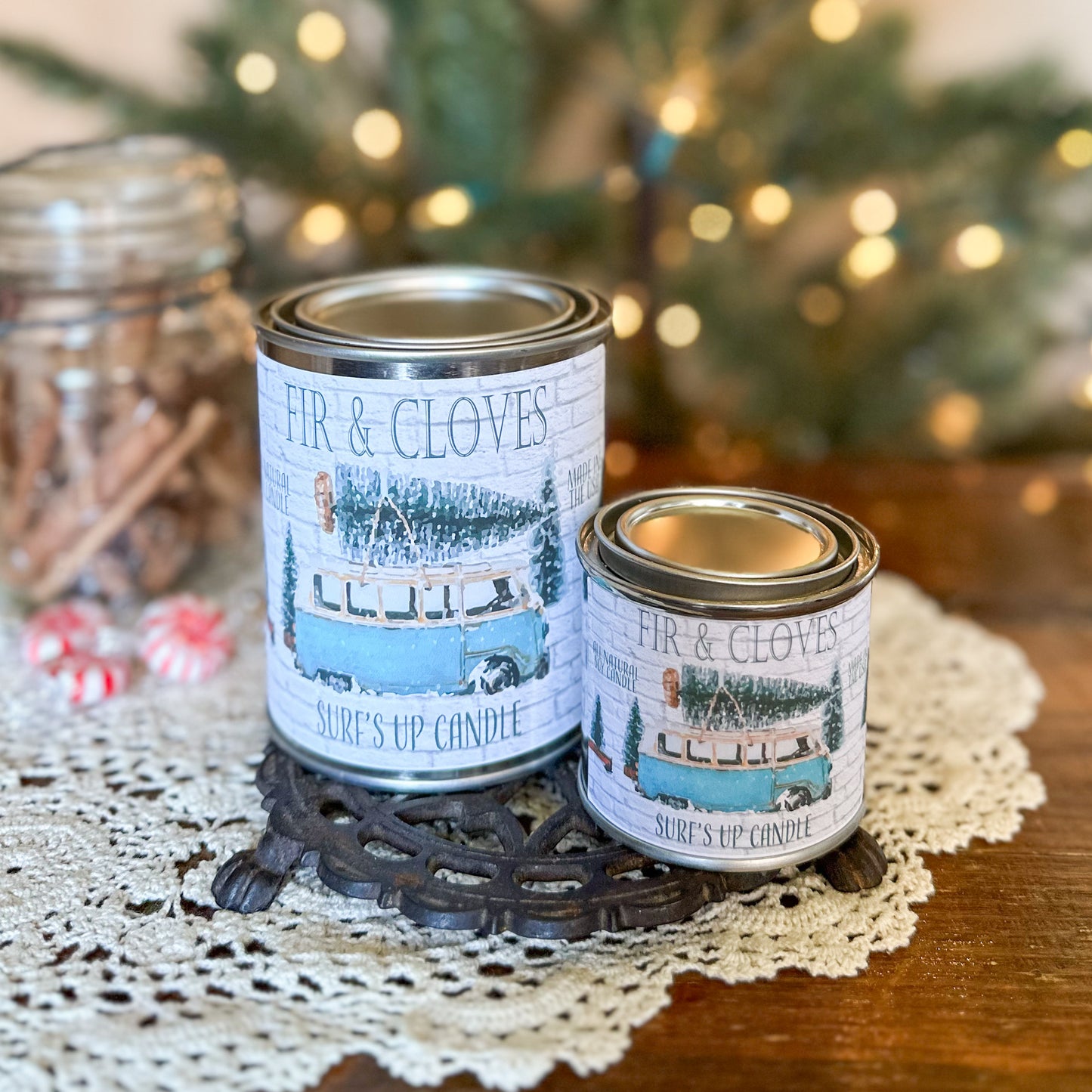 Fir and Cloves Tin Can Candle | 16 oz.