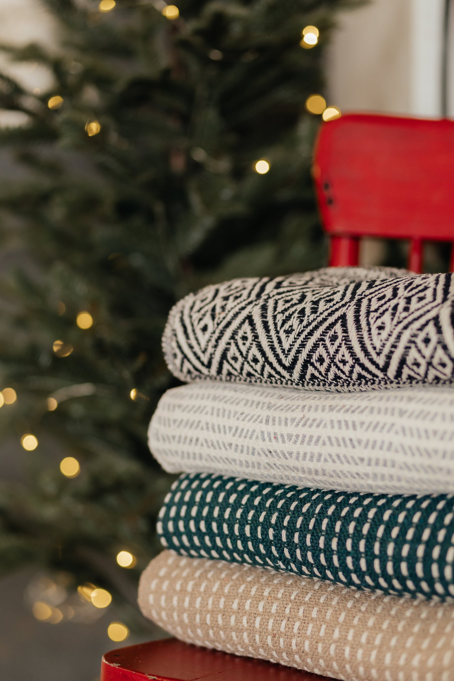 Dark Green Throw Blanket