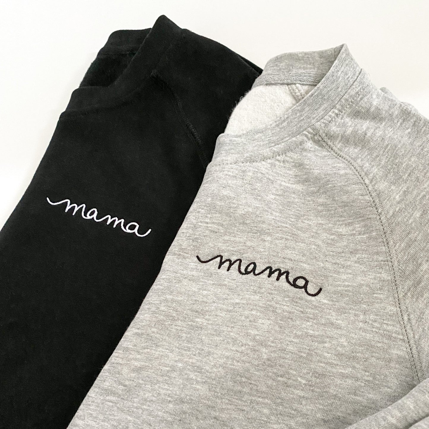 Mama Embroidered Crewneck Sweater | 2 Colour Options