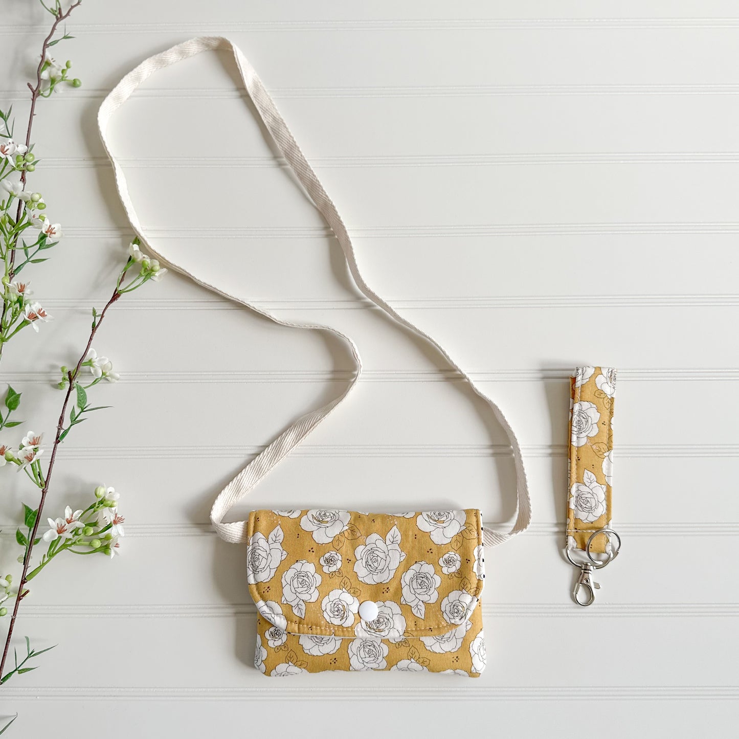 Mustard Antique Floral Set