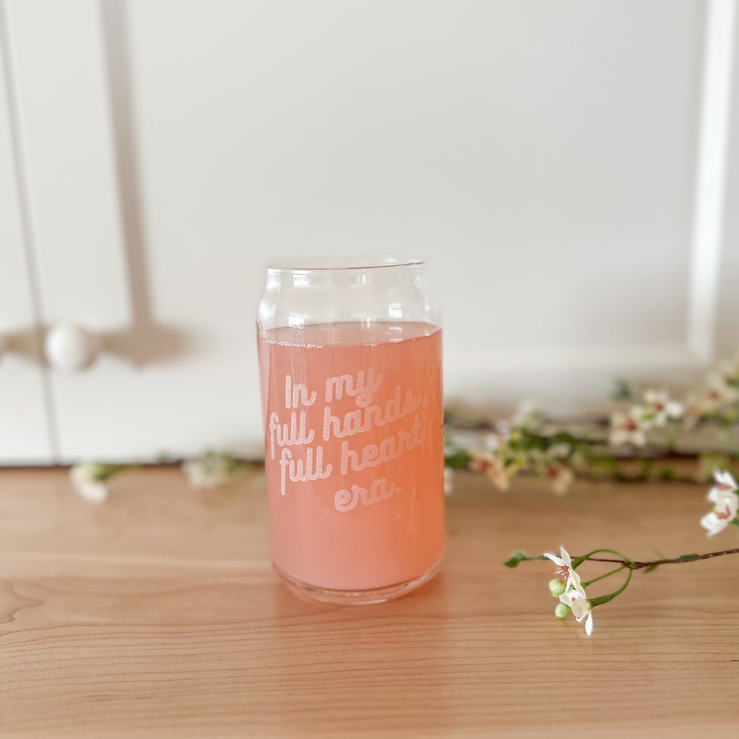 Full Hands, Full Heart Era Drinking Glass