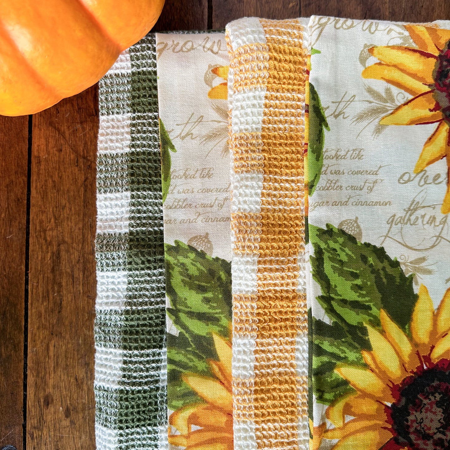 Sunflower and Mustard | Dish Towel Set of 2