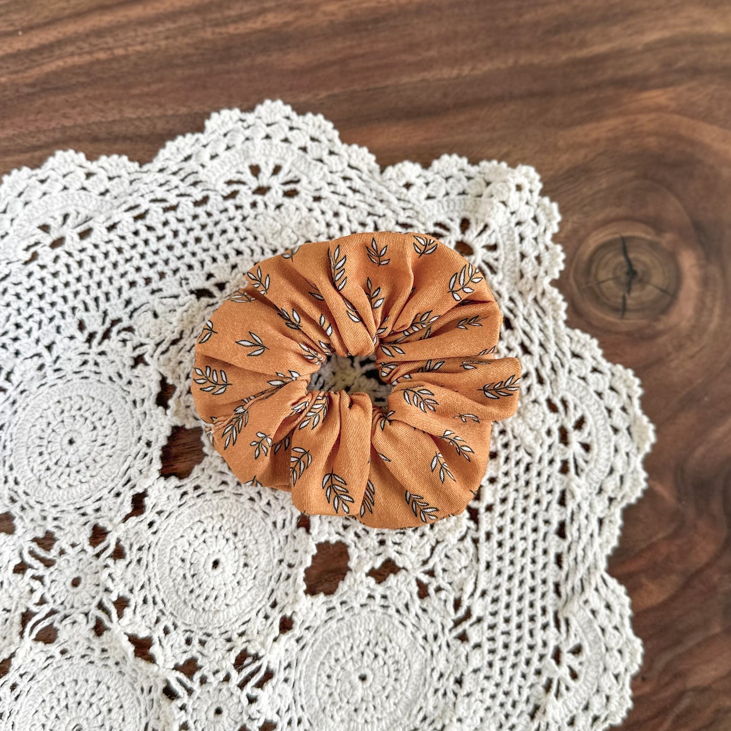 Yellow Boho Scrunchie