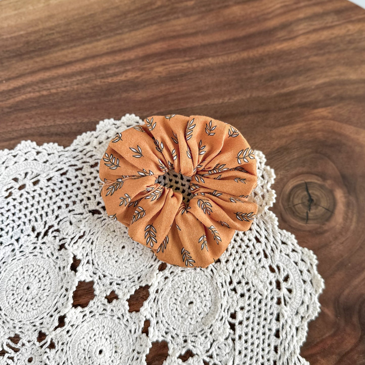 Yellow Boho Scrunchie