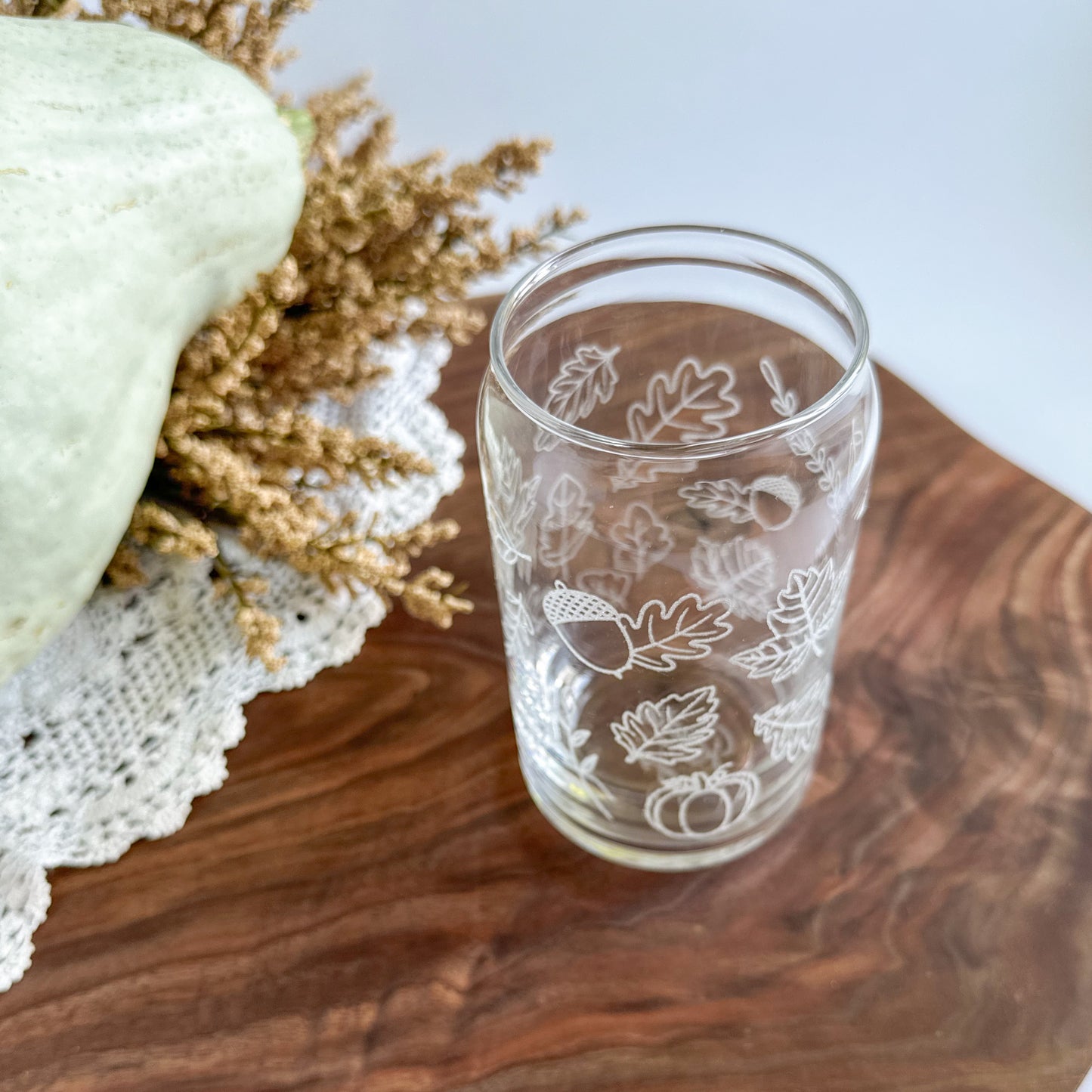 Autumn Drinking Glass