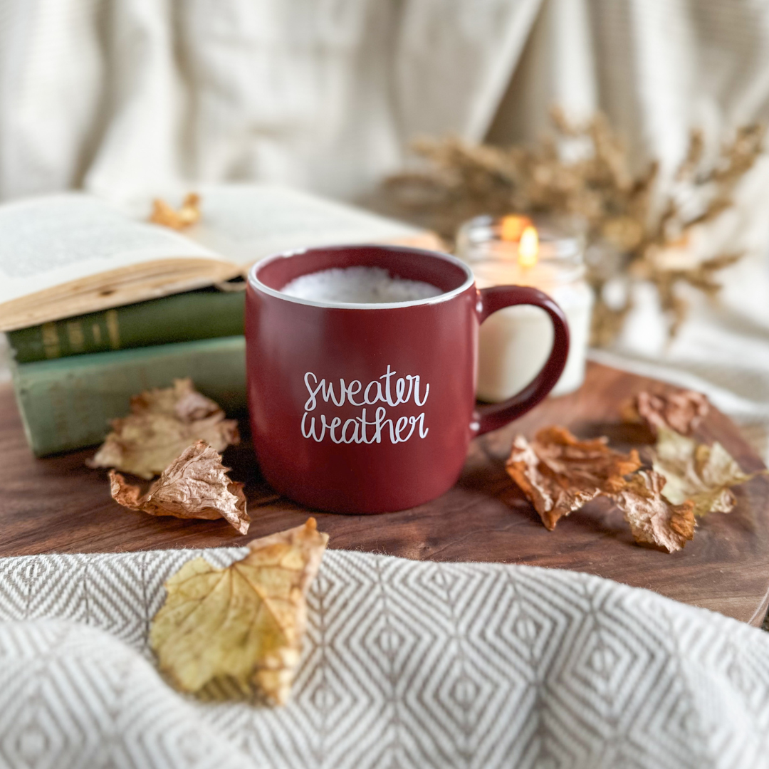 Sweater Weather Mug | Brick | 17 oz.