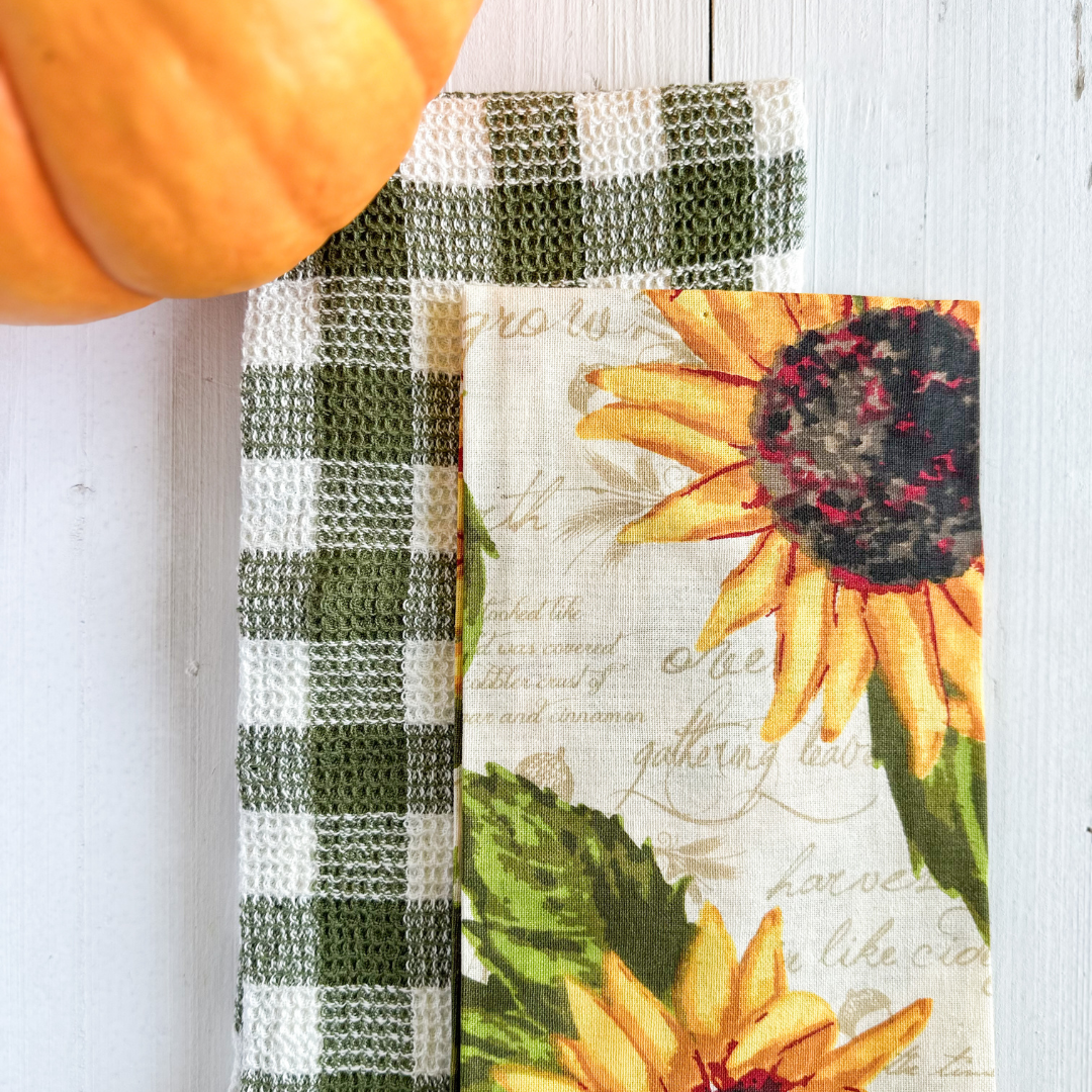 Sunflower and Olive | Dish Towel Set of 2