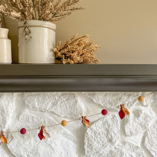 Fall Leaves Felt Garland