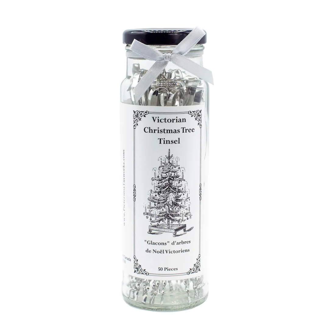 Victorian Christmas Tree Tinsel - Handmade Tin Icicle Ornaments