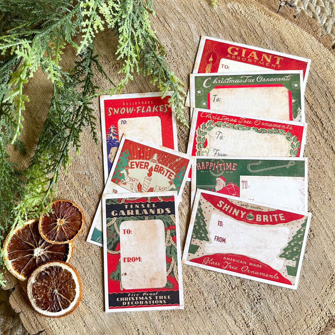 Old Fashioned Gift Tags | Set of 8