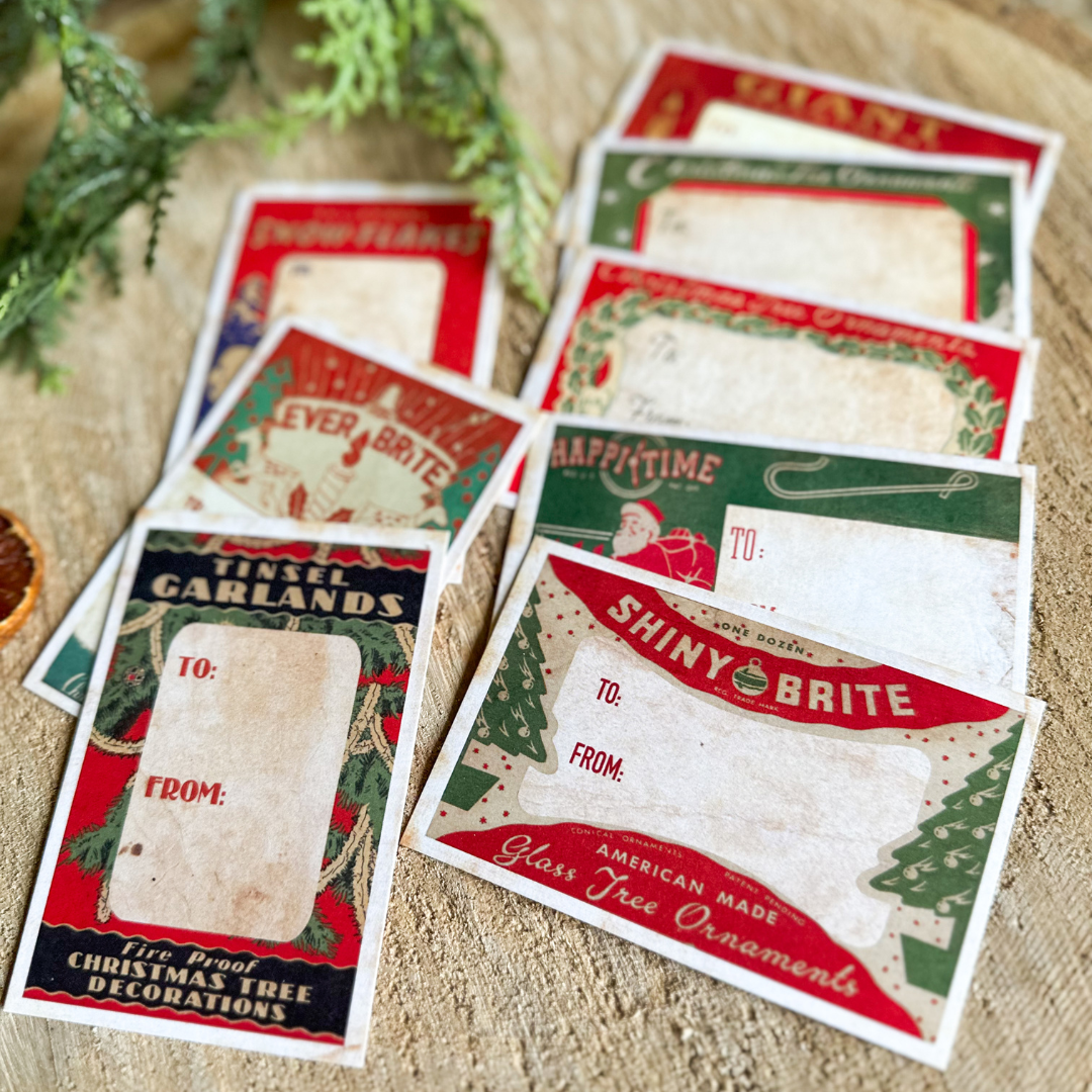 Old Fashioned Gift Tags | Set of 8