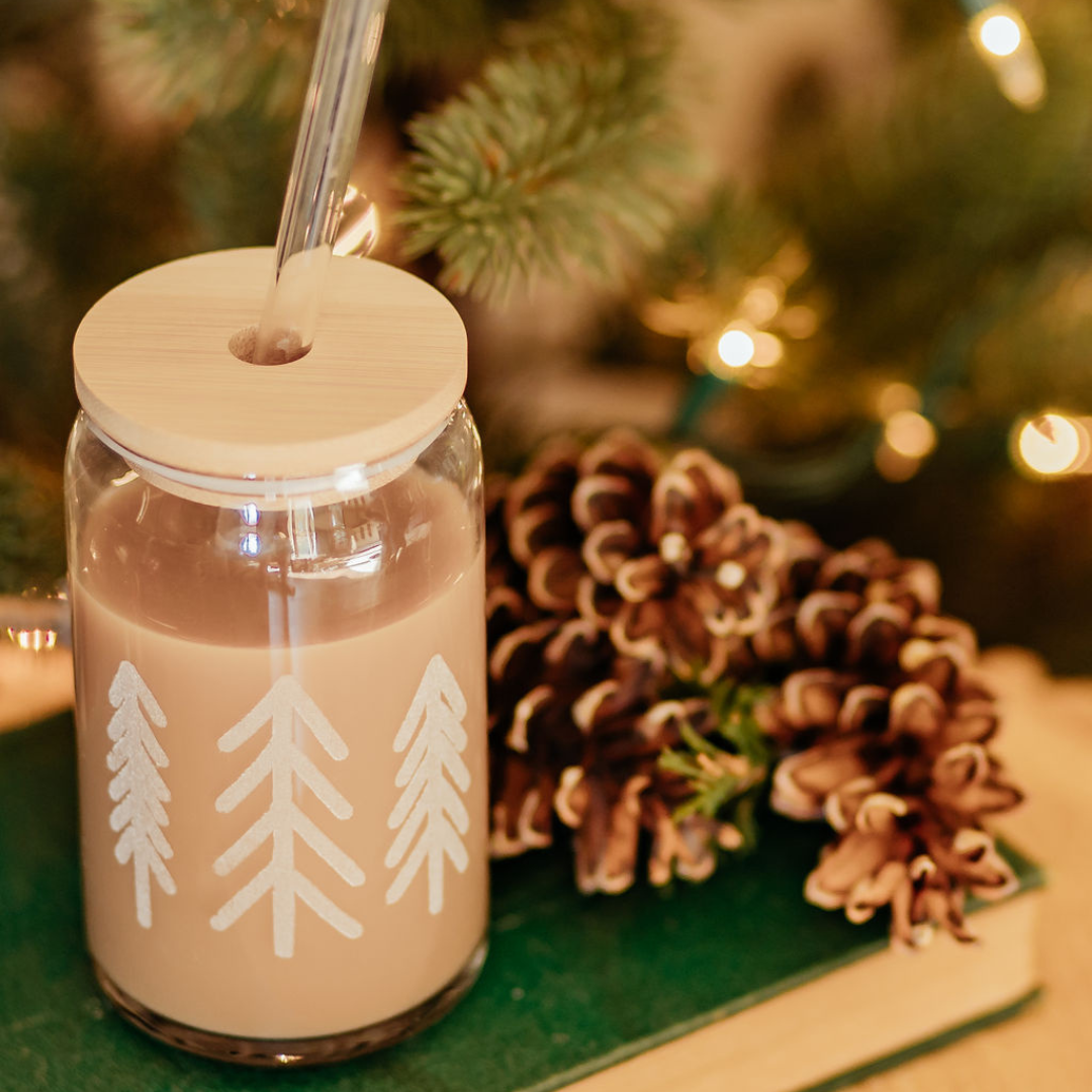 Trees Drinking Glass | 16 oz.