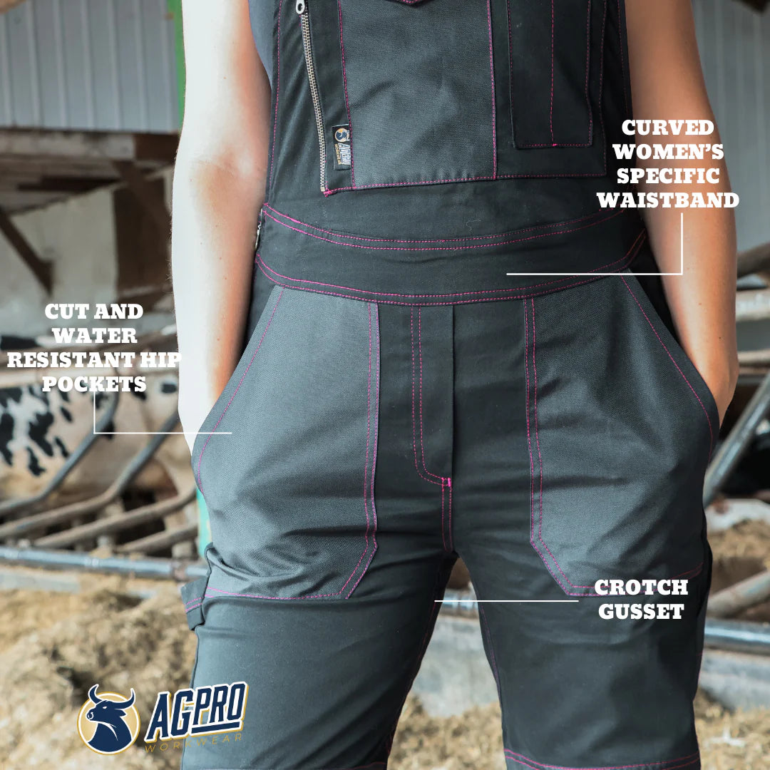 Ag Pro Workwear Women's Overalls | Onyx
