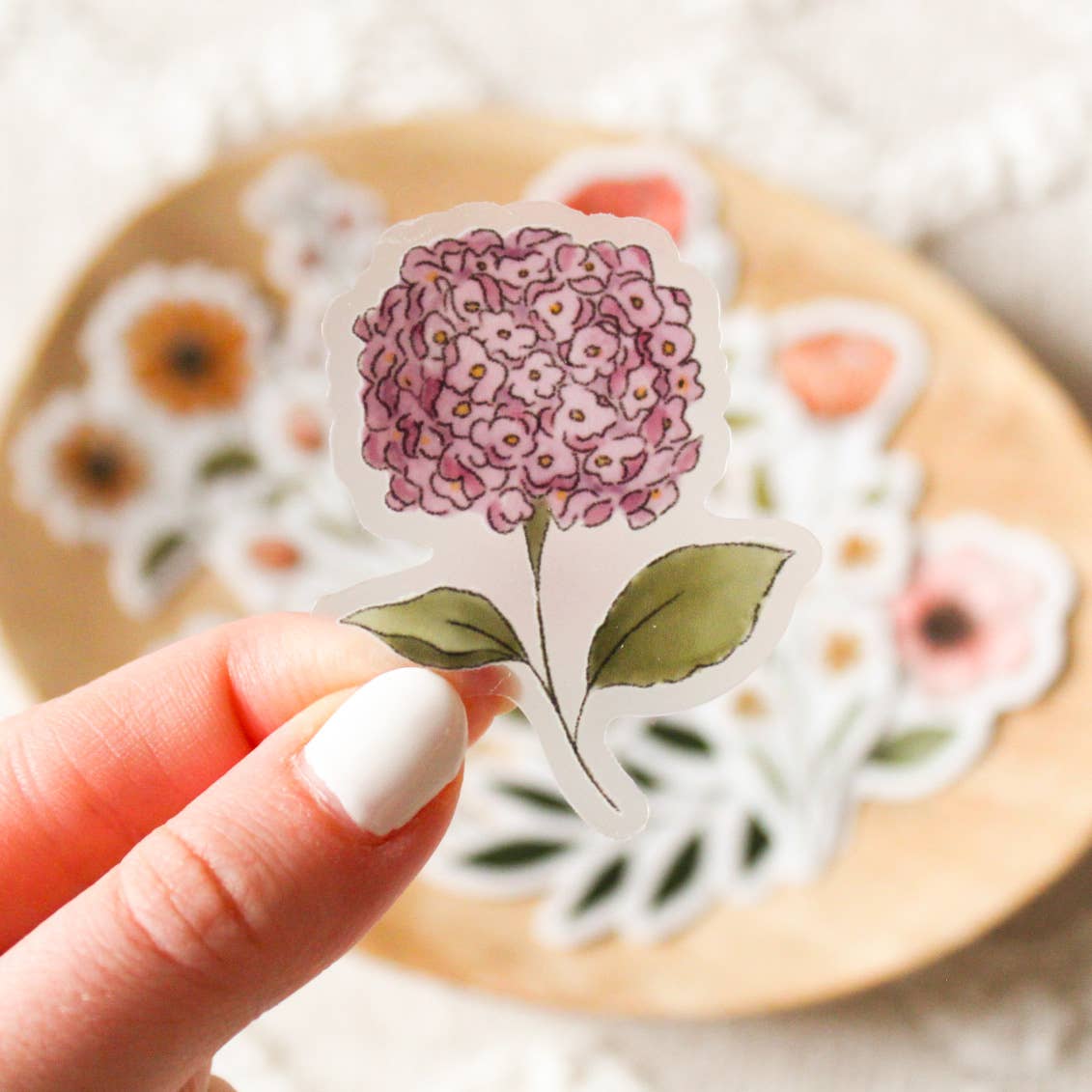 Purple Hydrangea | Sticker