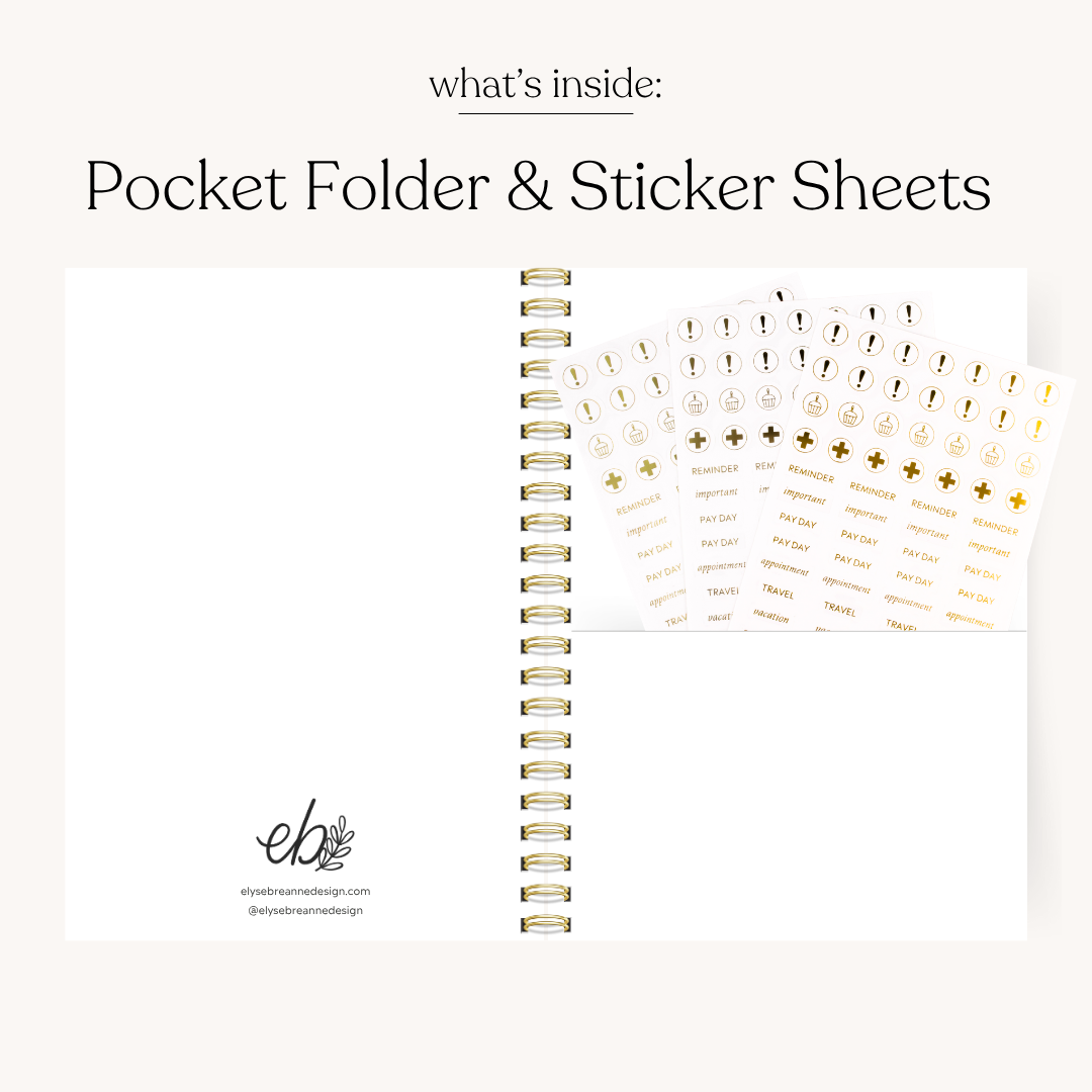 2026 Yearly Planner | Forget Me Nots