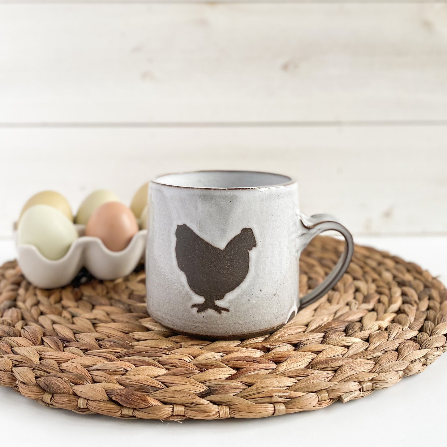 Chicken Pottery Mug