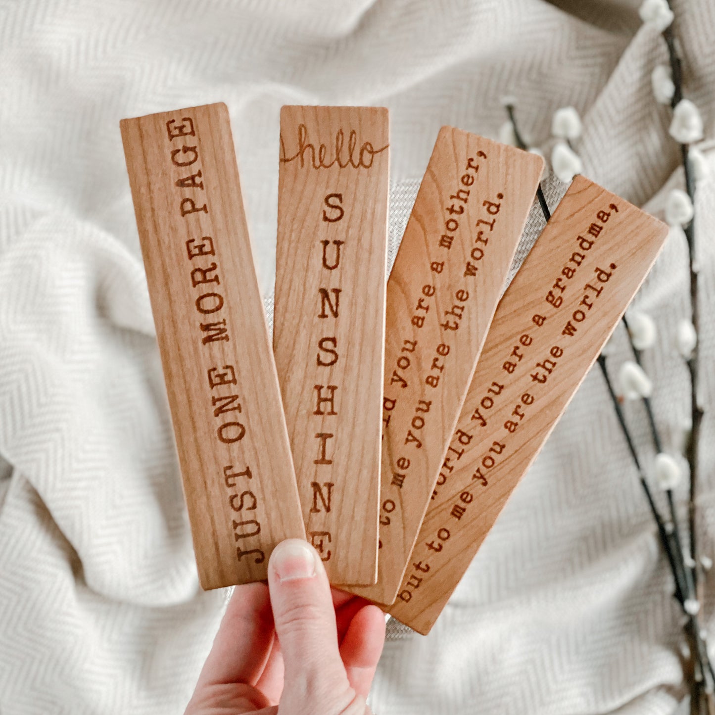 Wooden Bookmarks | 2 design options