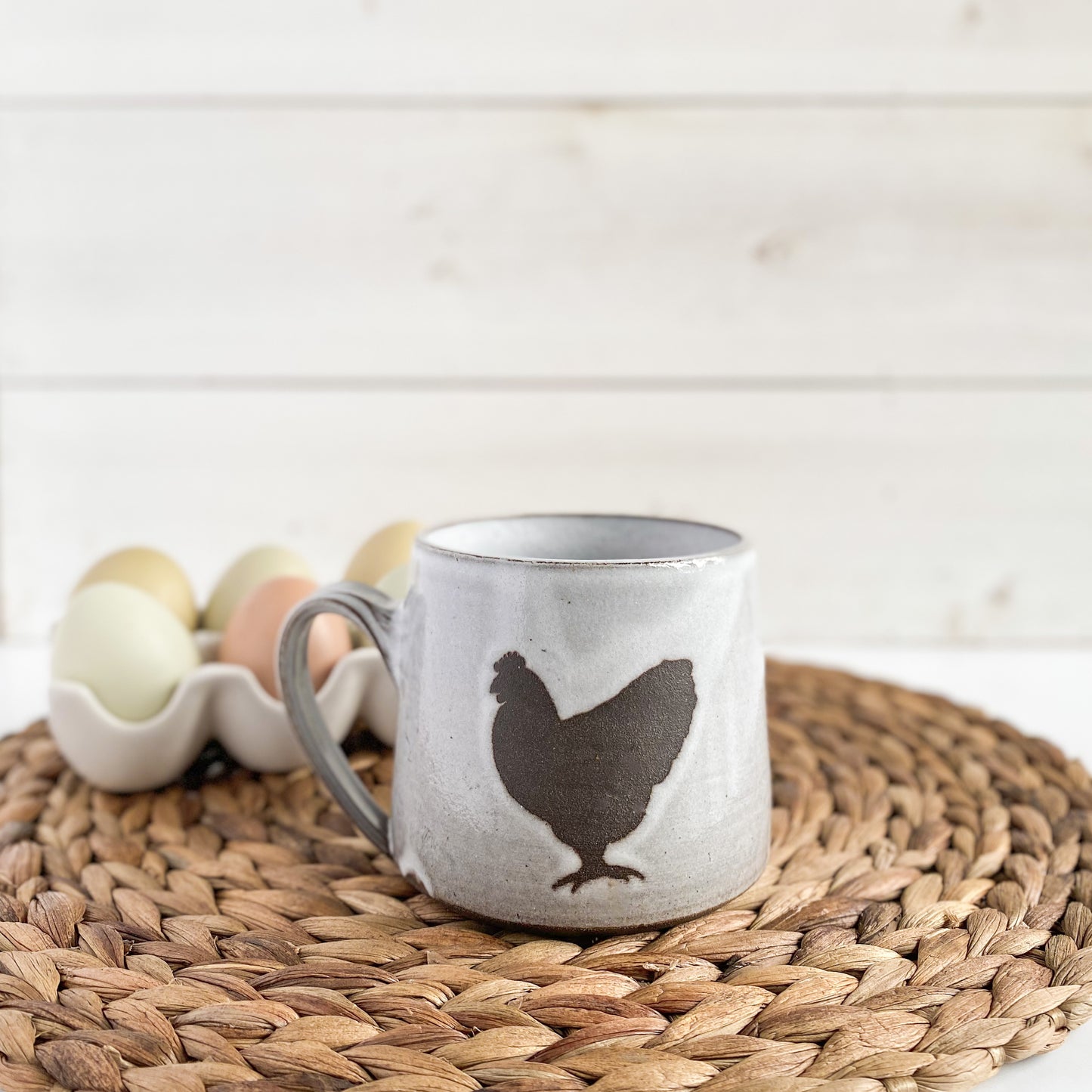 Chicken Pottery Mug