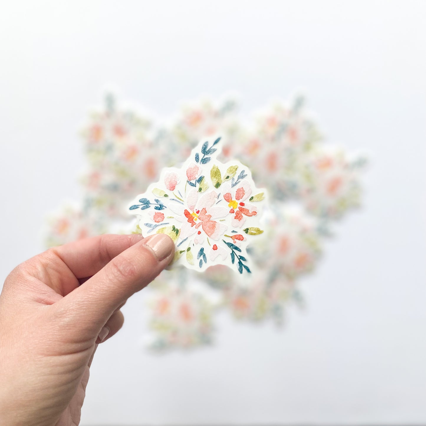 Clear Floral Sticker | Rudie Jo x Amy Rae Maker Collab