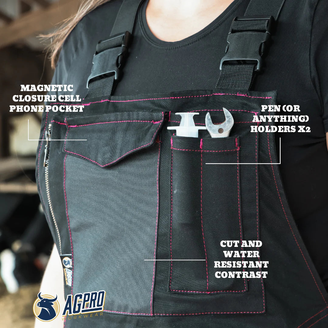 Ag Pro Workwear Women's Overalls | Onyx
