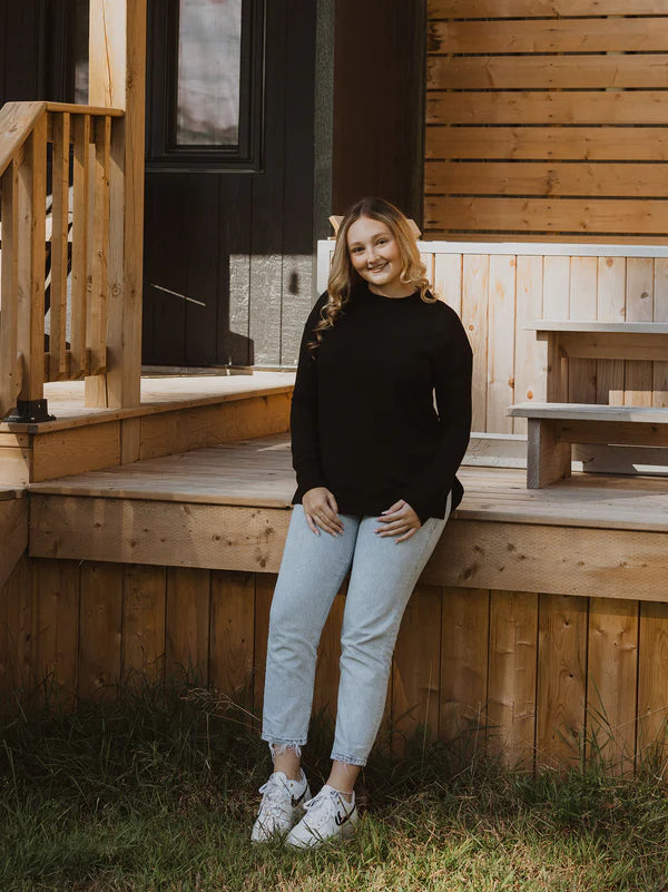 Blondie Apparel | Wheat Sweater | Black