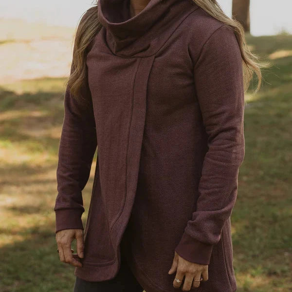 Blondie Apparel | Woodland Cross Front | Berry