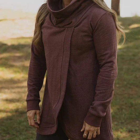 Blondie Apparel | Woodland Cross Front | Berry