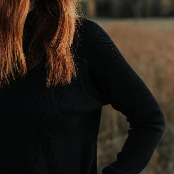 Blondie Apparel | Classic Dusk Sweater | Black
