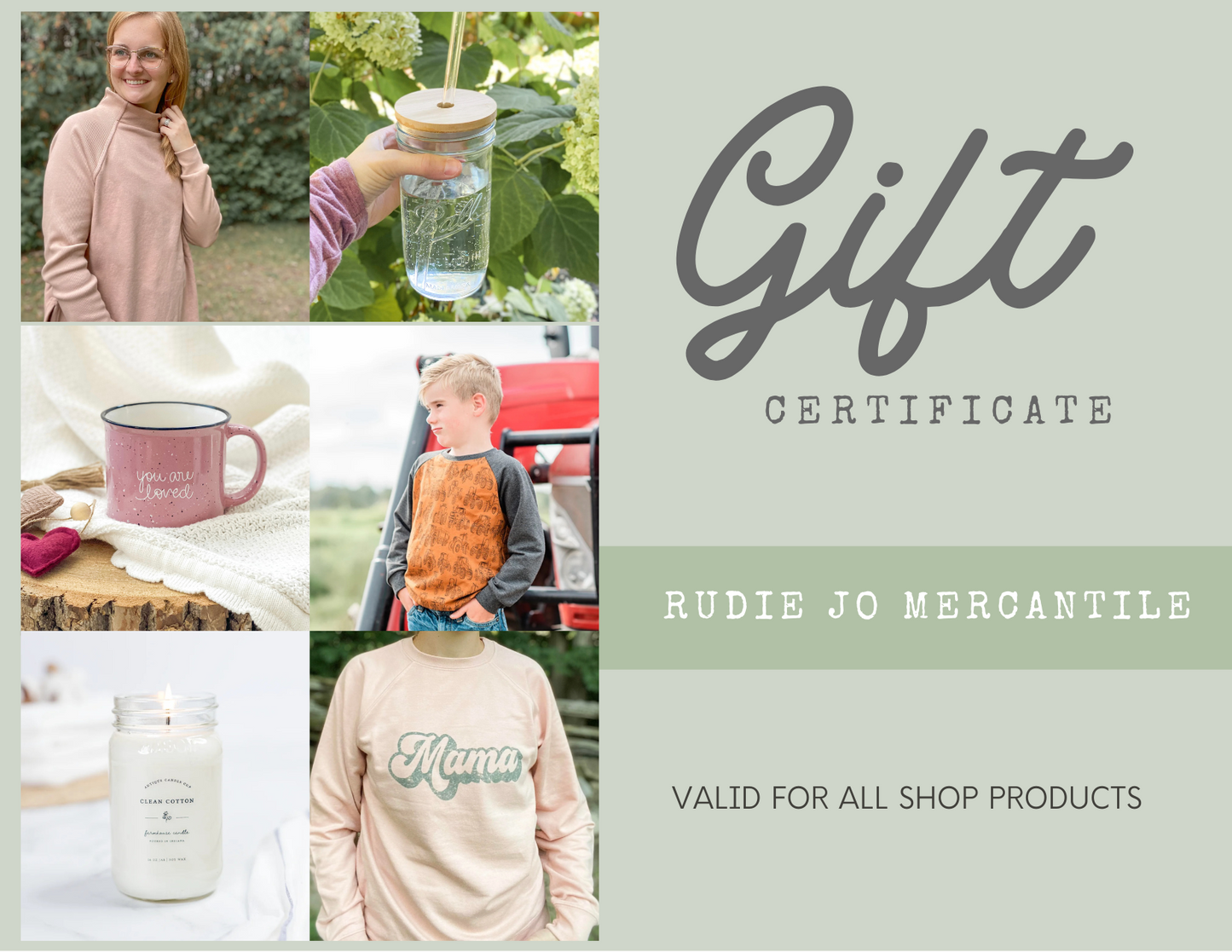 Rudie Jo Mercantile Gift Card