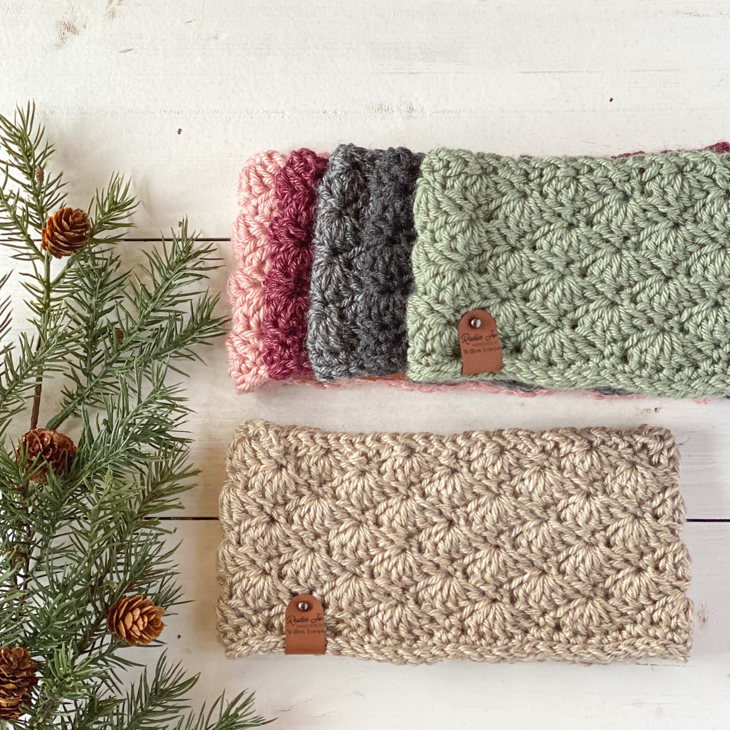 Crocheted Headband | Adult (fit small) or Child | 6 colours