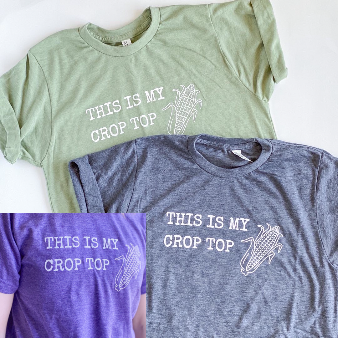 This is my crop top | unisex tshirt | 3 colours