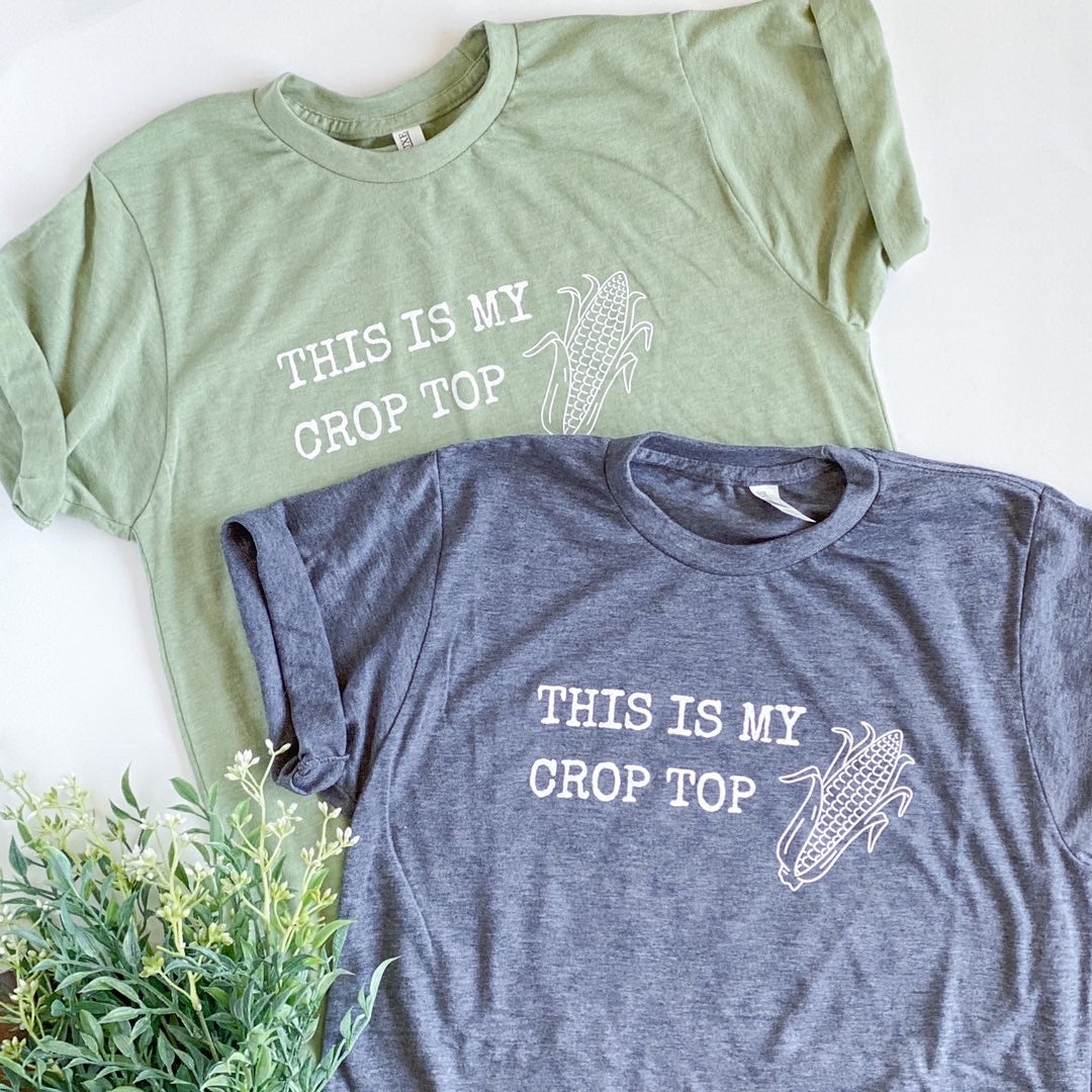This is my crop top | unisex tshirt | 3 colours