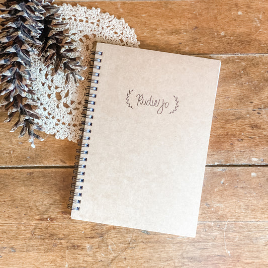 Rudie Jo Kraft Notebook | Lined