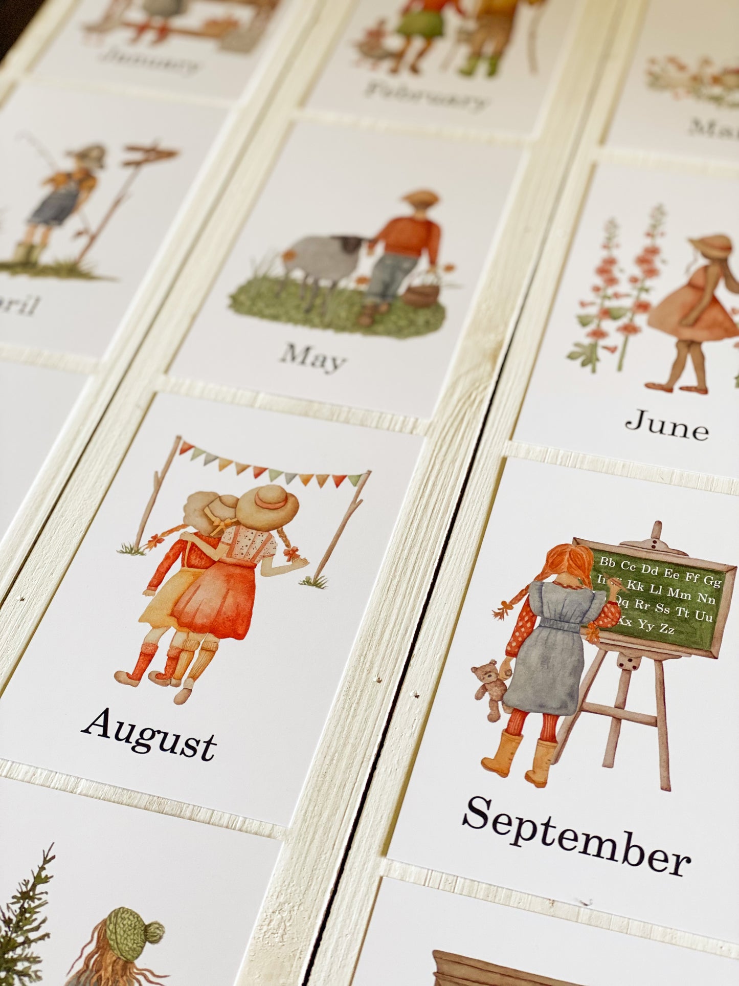 Months of the year Flashcards