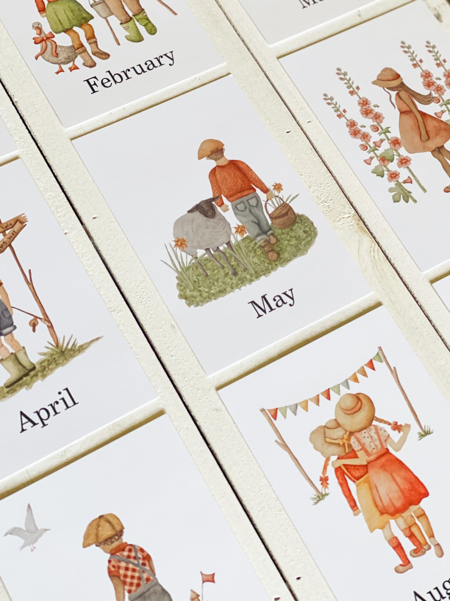 Months of the year Flashcards