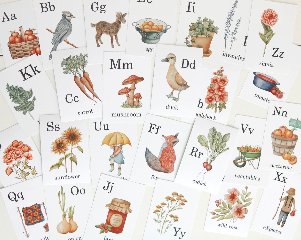 English Alphabet Flashcards