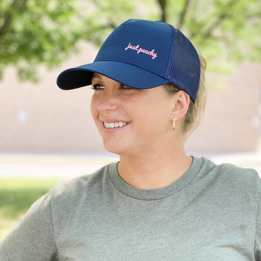 Just Peachy | Adult High Pony Cap